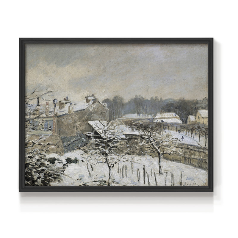 Paysages rétro-CCXIX - reproduction encadrée, H 22 po x l 28 po, Noir