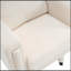 Fauteuil d'appoint rembourré avec accoudoirs en bois et coussin épais-130605533