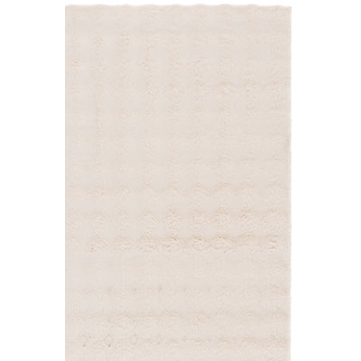 Faux Rabbit Bubble 100 Performance Machine Washable No Pattern Rug