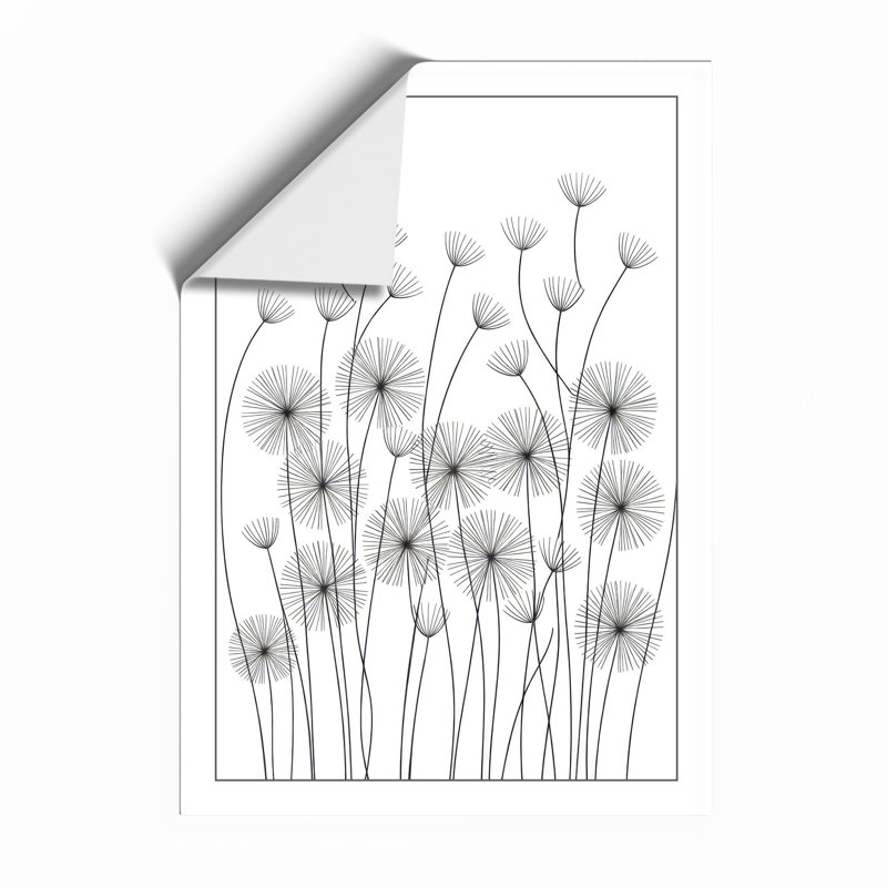 Delicate Dandelion Study Botanical - Print, Unframed, A2 - 59.4 x 42.0 cm