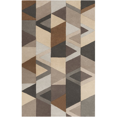 Jahiem Wool Geometric Indoor Rug