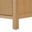 Meuble-lavabo cannelé de 30 pouces avec lavabo et rangement ouvert