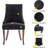 Belice Upholstered Linen Channel Tufted Dining Chair (set of 2)-1224170060
