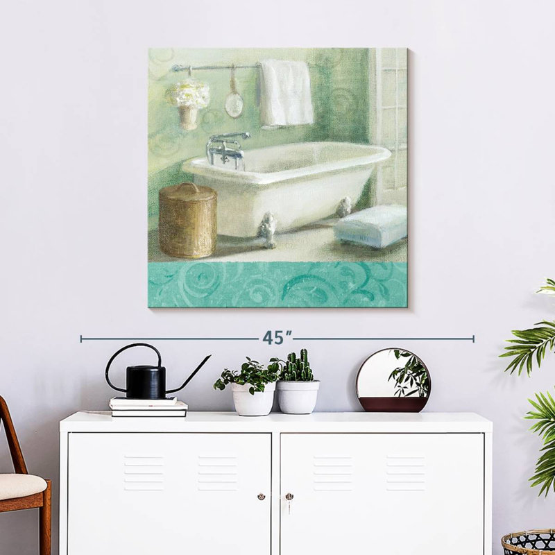 Lilie Refresh Bath Border I, 30'' H x 30'' W