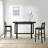 3-Pieces Bar Table Set,  Extra Long Entryway Bar Table With 2 Chairs