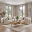 Driftwood Upholstered Boucle Fabric Modular Corner Sofa - Cozy Modern Design-363995848-363995852