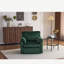Fauteuil demi-tonneau pivotant 33 po, fauteuil rembourré avec poches latérales-1833713418
