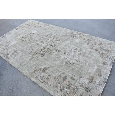 Classic Rug, 61.8x108.3 Inch White Patchwork Rug