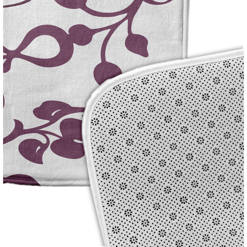 Tapis de bain Louane, l 24 po x L 17 po, Mauve