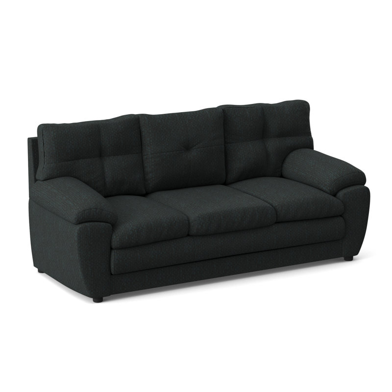 Kenn Upholstered 84'' Sofa, Bronco Jade