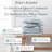 Southshore Fine Linens Pure Melody Reversible Comforter Set in Pure Melody Aqua, Double-Brushed Microfiber Paisley Bedding with Down-Alternative Fill, 1 Comforter and 2 Pillow Shams, Full / Queen-979489197-979489196