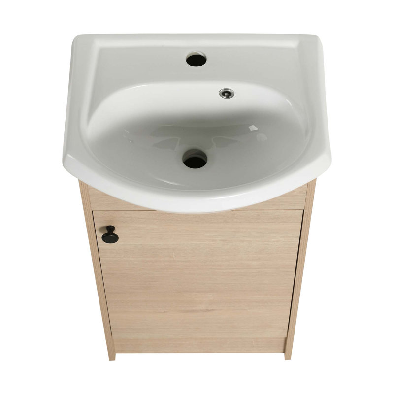 Petit meuble-lavabo avec lavabo, meuble-lavabo et lavabo