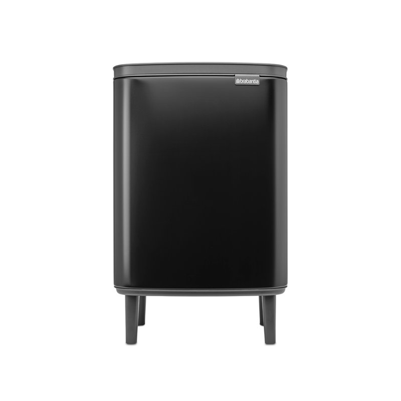 Brabantia 12 Litre Bo Waste Bin Hi, Matt Black