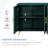 Modern Style Tv Stand With Storage & Navy Blue Accent Stylish Cabinet -