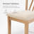 Kwabna 7-Piece Dining Table Set with Rubber Wood
