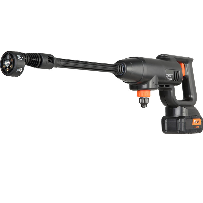 Nettoyeur haute pression sans fil VEVOR, nettoyeur portatif 1,1 GPM 580-PSI