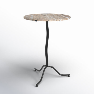 18" Genuine Marble End Table