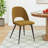 Alexavia 18 " H Velvet Upholstered Metal Side Chair-56719489