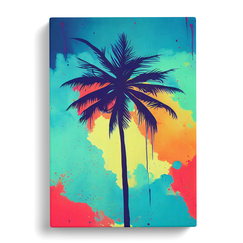 Palm Tree Vol.2 - Wrapped Canvas, 50cm H x 35cm W x 3cm D