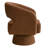 Upholstered Swivel Accent Barrel Chair-2103261184