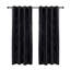 Paire de rideaux occultant et isolant en microfibre à pois-540114914-540114917