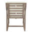 Ensembles de salle à manger de patio, chaises rembourrées modernes en bois d'acacia pour jardin de patio