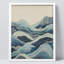 «Abstract Ocean Waves Art Nautical Waves Illustration Modern Minimalist» sur papier-98267118-98267113