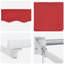 Brayden Studio 300cm D PVC-coated polyester Cover Retractable Patio Awning-416406929-416406931