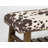 Rego Faux Cowhide Upholstered Storage Bench