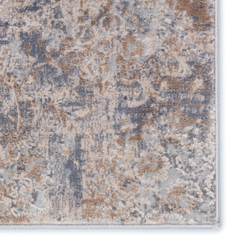 Floral Indoor Rug, Rectangle 9'3" x 12'
