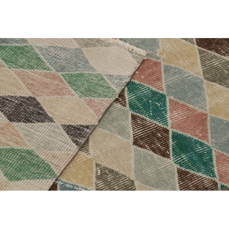 Vintage One-of-a-Kind 3'2X9'5 Hand Knotted Area Rug