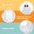 47" Light-up Ghost for Spooky Halloween Decor-509251086