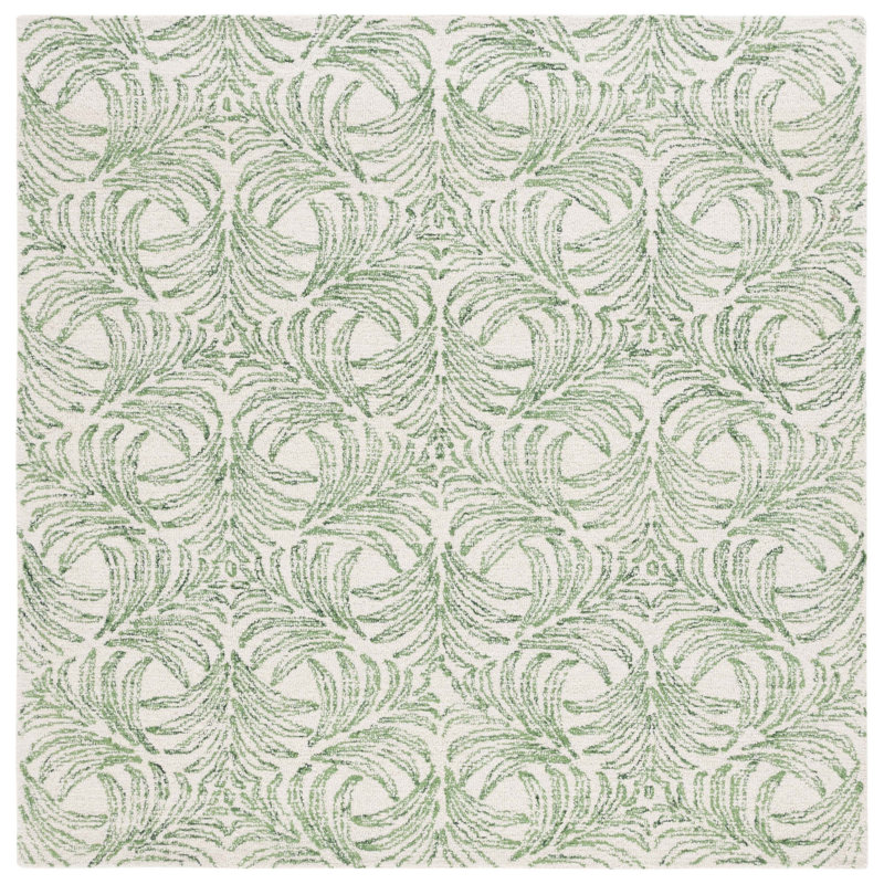 Msr Jardin Martha Stewart 300 Hand Tufted Performance Floral Rug, Square 6'