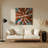 Neo Expressionism 74 Brown Metal Wall Art-1247584118