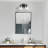 Modern 2-Light Bathroom Vanity Light Fixture With Clear Glass Shade, Black Metal Wall Sconce For Mirror Lighting, E26 Base Excluded Bulbs-1969392597-1969392594
