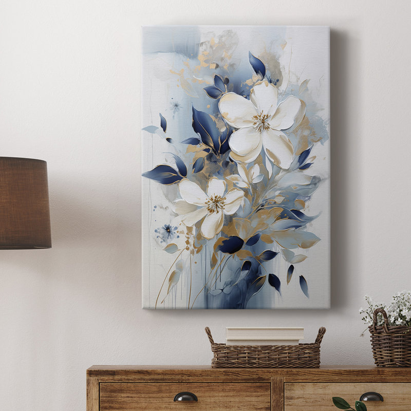 FLORAL Series CCLXXVI  -Premium Gallery Wrapped Canvas -Ready to Hang, 36" H x 24" W