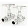 Cross Head Straight Manual and Lockshield Radiator Valve