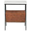 Table de bout en marbre avec rangement Tellis