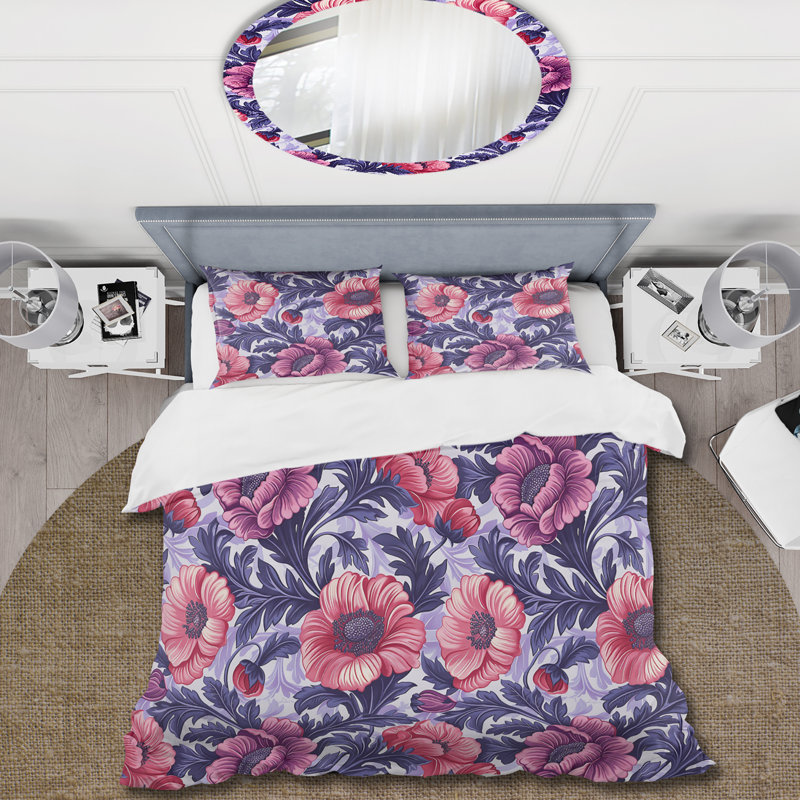 Ensemble de housse de couette Traditional, Housse de couette simple et deux taies décorative