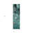 2' X 8' Teal Black and Gray Abstract Washable Indoor Outdoor Runner Rug