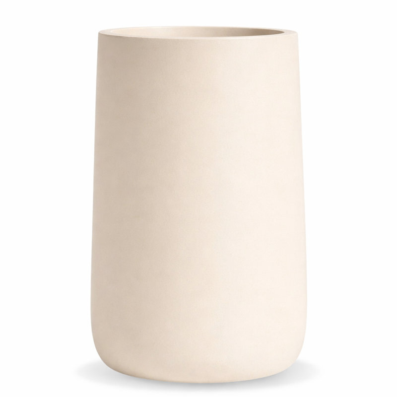 Pot à fleurs Kico, Beige Kilim, H 23 po x l 15 po x P 15 po