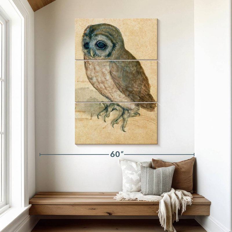 Brampt The Little Owl, 50" H x 32" W