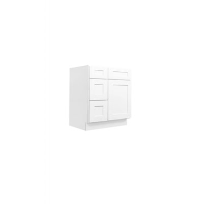 Brilliant 36'' Single Bathroom Vanity Base Only in White