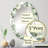 White Green Eucalyptus Essence Wall Mirror, Floral Modern - White Green Minimalism Eucalyptus Essence IV-586138242