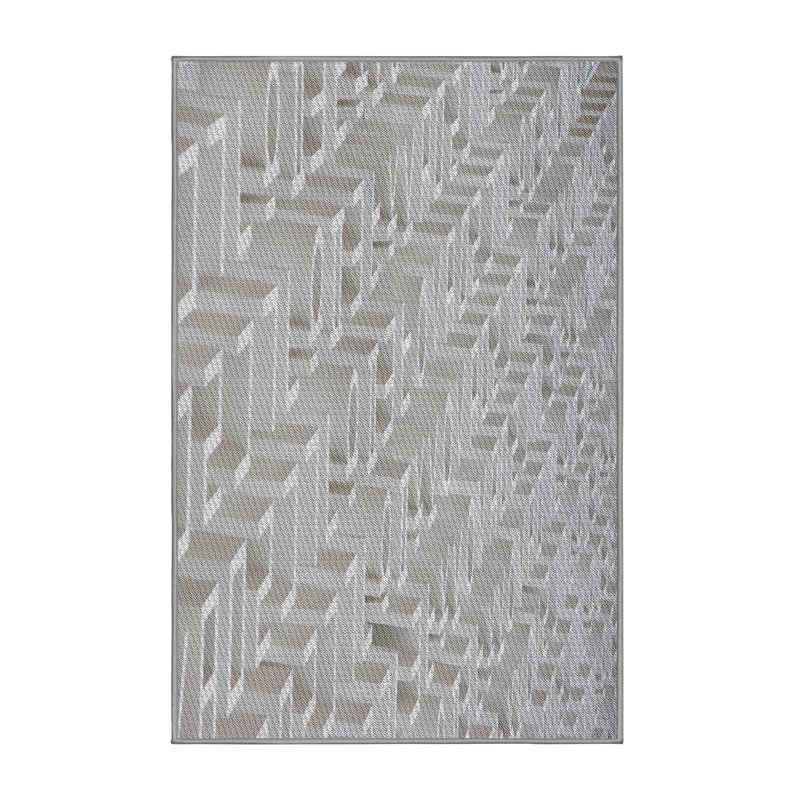 Tapis gris tissé à la machine, Tapis de couloir 2 pi x 5 pi