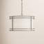 Luminaire suspendu cylindrique à abat-jour transitionnel Eudia