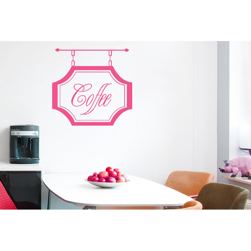 Food & Beverage Wall Decal, Pink