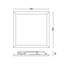Philips LED Panel Square Ceiling Light 12W-79064726-79064725