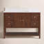 Ensemble de meuble-lavabo simple 48 po avec plateau en quartz Zoe
