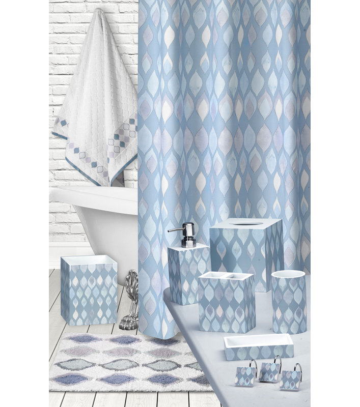 Shell Rummel Geometric Shower Curtain